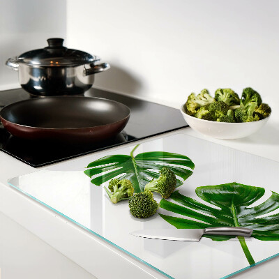 Snijplanken glas Monstera bladeren
