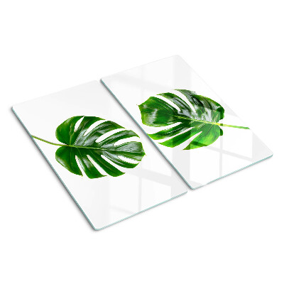 Snijplanken glas Monstera bladeren