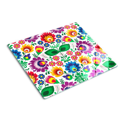 Snijplanken glas Bloemenvolkspatroon