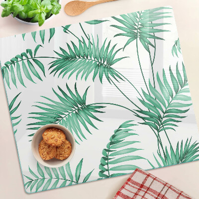 Glazen snijplanken Palmbladeren