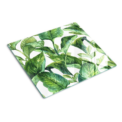 Snijplanken glas Bladeren van tropische planten