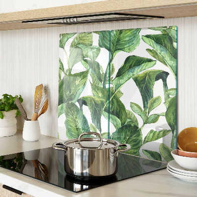 Snijplanken glas Bladeren van tropische planten