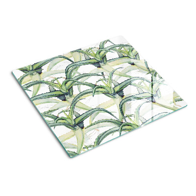 Snijplanken glas Aquarelstijl plantenbladeren