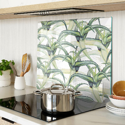 Snijplanken glas Aquarelstijl plantenbladeren