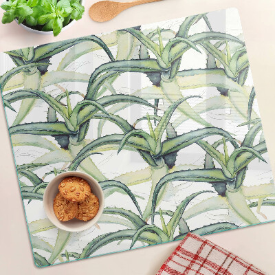 Snijplanken glas Aquarelstijl plantenbladeren