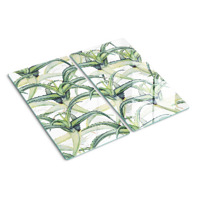 Snijplanken glas Aquarelstijl plantenbladeren