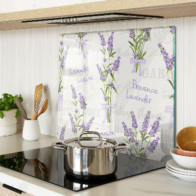 Snijplanken glas Lavendel en Provençaalse letters