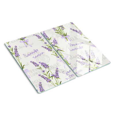 Snijplanken glas Lavendel en Provençaalse letters