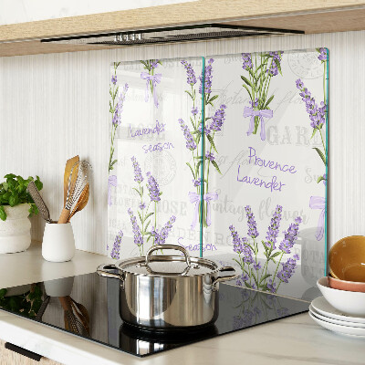 Snijplanken glas Lavendel en Provençaalse letters