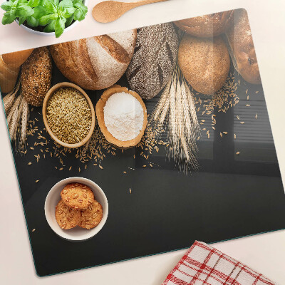 Snijplanken glas Brood en granen