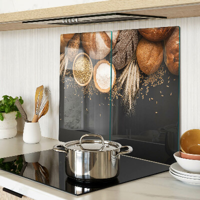 Snijplanken glas Brood en granen