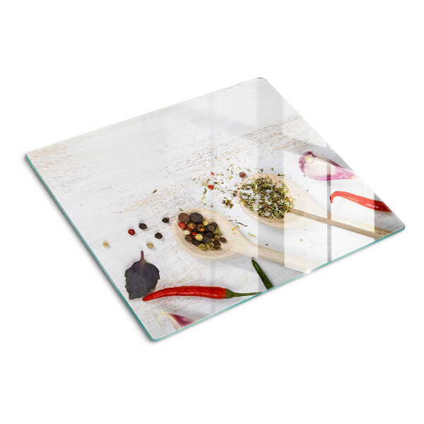 Snijplanken glas Specerijen en kruiden