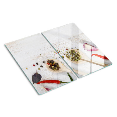 Snijplanken glas Specerijen en kruiden