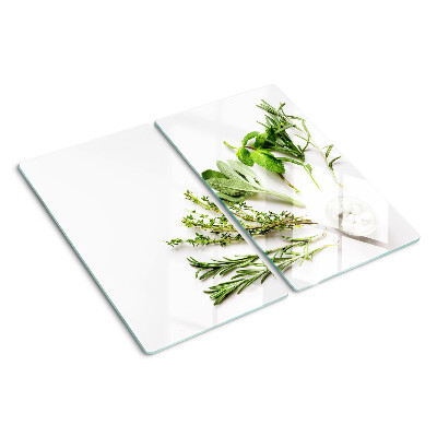 Glazen snijplanken Keukenkruiden