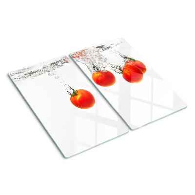Snijplanken glas Tomaten in water