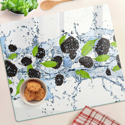 Glazen snijplanken Fruit in water