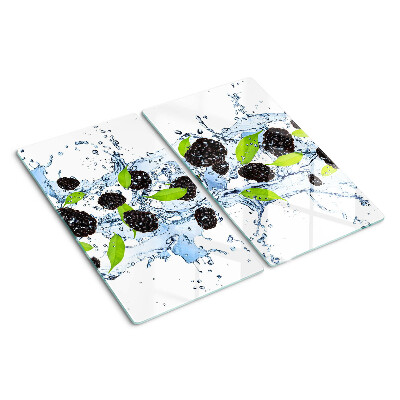 Glazen snijplanken Fruit in water