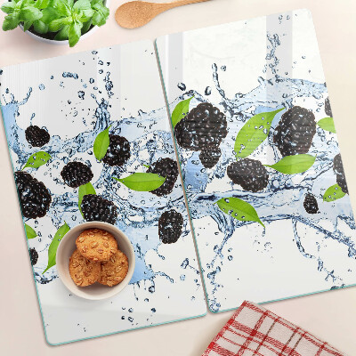 Glazen snijplanken Fruit in water