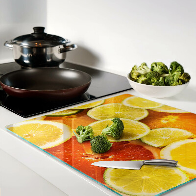 Snijplanken glas Citrus en citrusvruchten