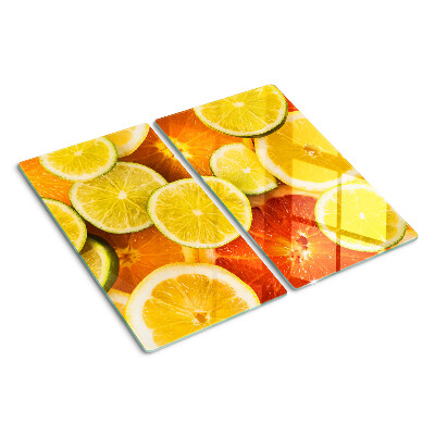Snijplanken glas Citrus en citrusvruchten