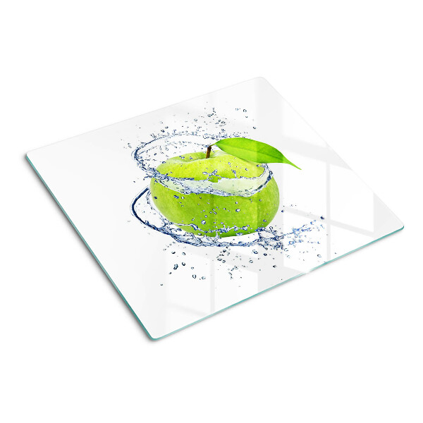 Glazen snijplanken Appel in water
