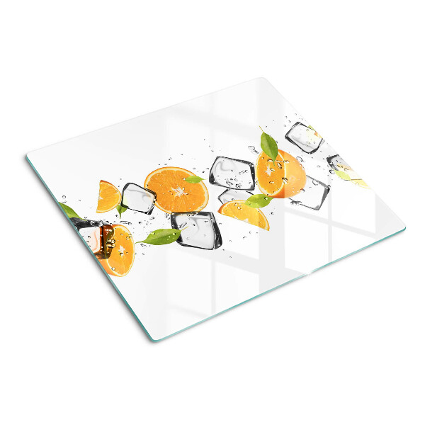 Glazen snijplanken Citrus met ijs
