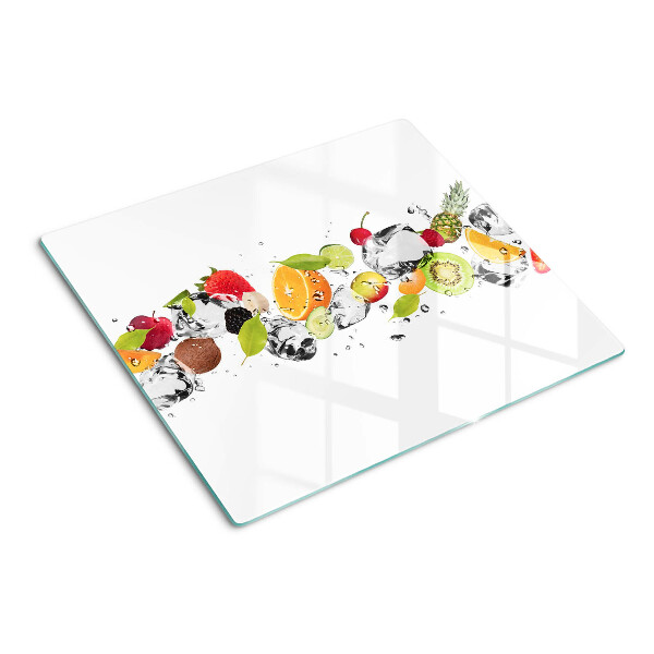 Glazen snijplanken Fruit met ijs