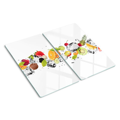 Glazen snijplanken Fruit met ijs