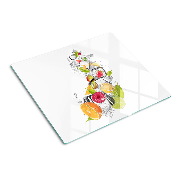 Snijplanken glas Fruit in water