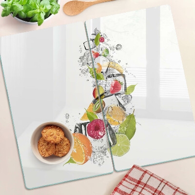 Snijplanken glas Fruit in water