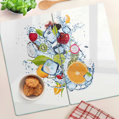 Snijplanken glas Fruit en ijs