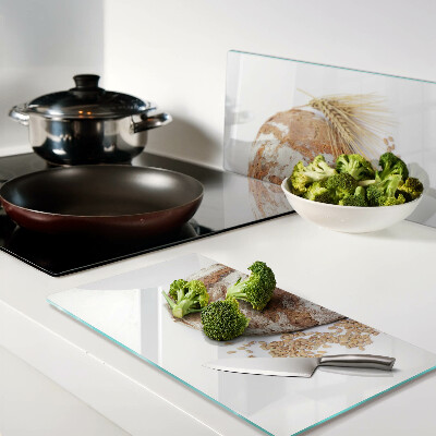Snijplanken glas Brood en granen