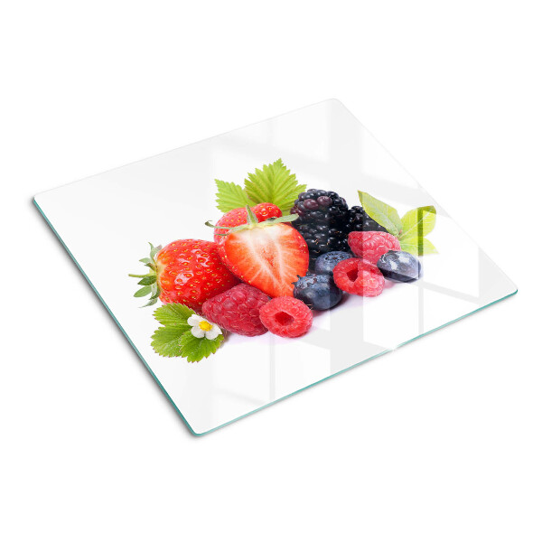 Snijplanken glas Bosvruchten