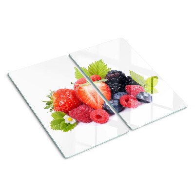 Snijplanken glas Bosvruchten