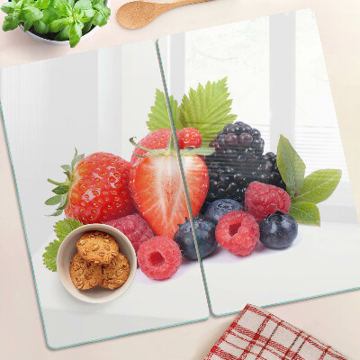 Snijplanken glas Bosvruchten