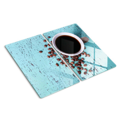 Snijplanken glas Koffie en koffiebonen