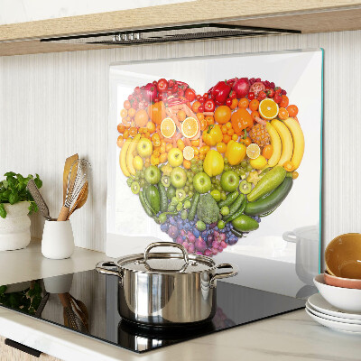 Snijplanken glas Regenboogfruithart
