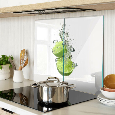 Snijplanken glas Citroenen in bubbelwater