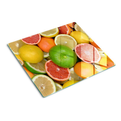 Snijplanken glas Citrusvruchten in kleuren