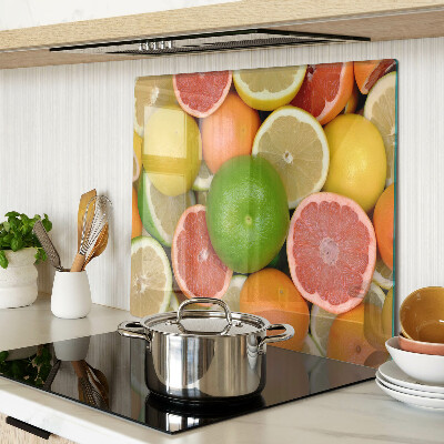 Snijplanken glas Citrusvruchten in kleuren