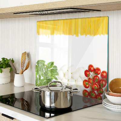 Glazen snijplanken Pasta met kruiden en tomaten