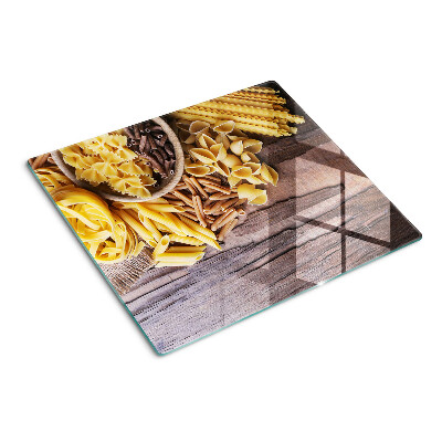 Glazen snijplanken Pasta en houten accenten