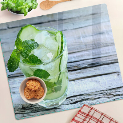 Glazen snijplanken Verfrissende cocktail met munt