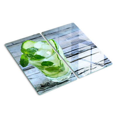 Glazen snijplanken Verfrissende cocktail met munt