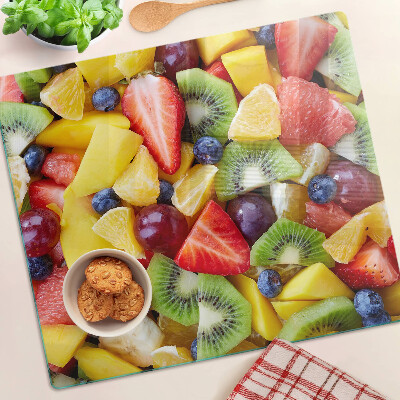 Glazen snijplanken Fruitsalade