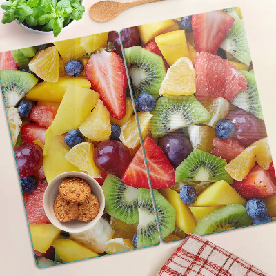 Glazen snijplanken Fruitsalade