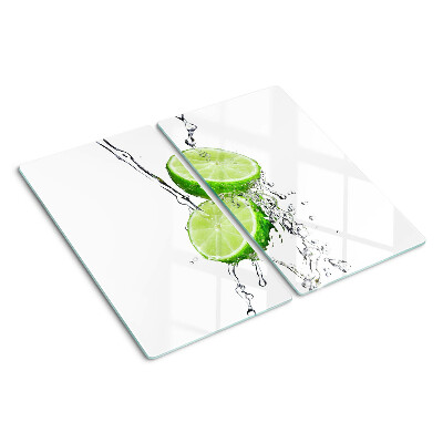 Snijplanken glas Citroenen in water