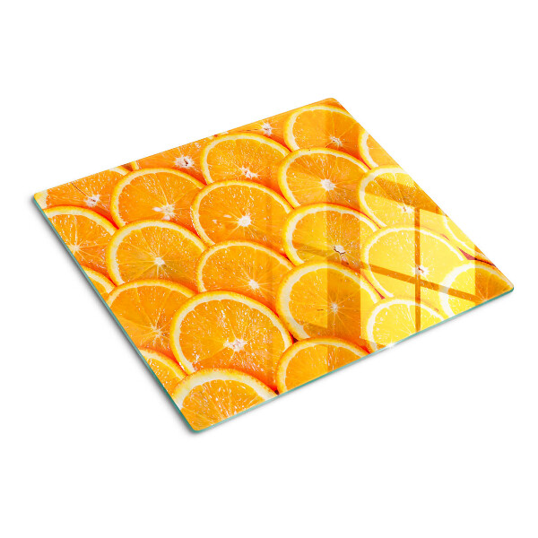 Snijplanken glas Sinaasappelschijfjes