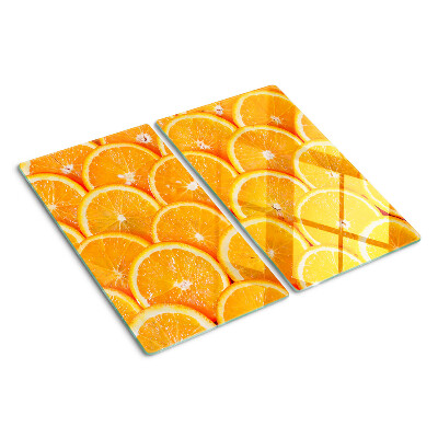 Snijplanken glas Sinaasappelschijfjes