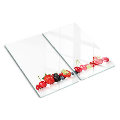 Snijplanken glas Bosvruchten